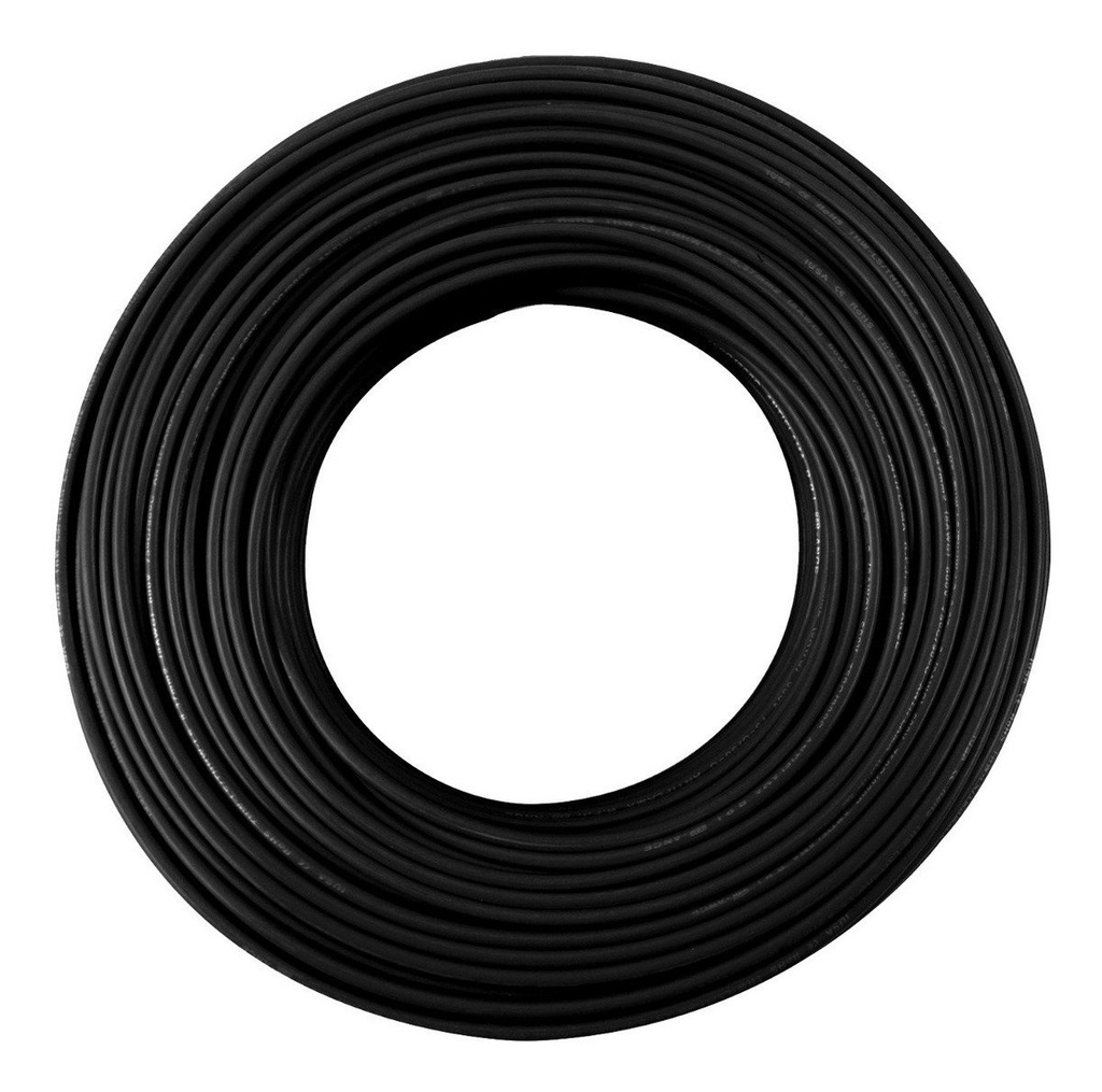 Cable De Cobre #12, Negro, Por Metro, IUSA [397454]