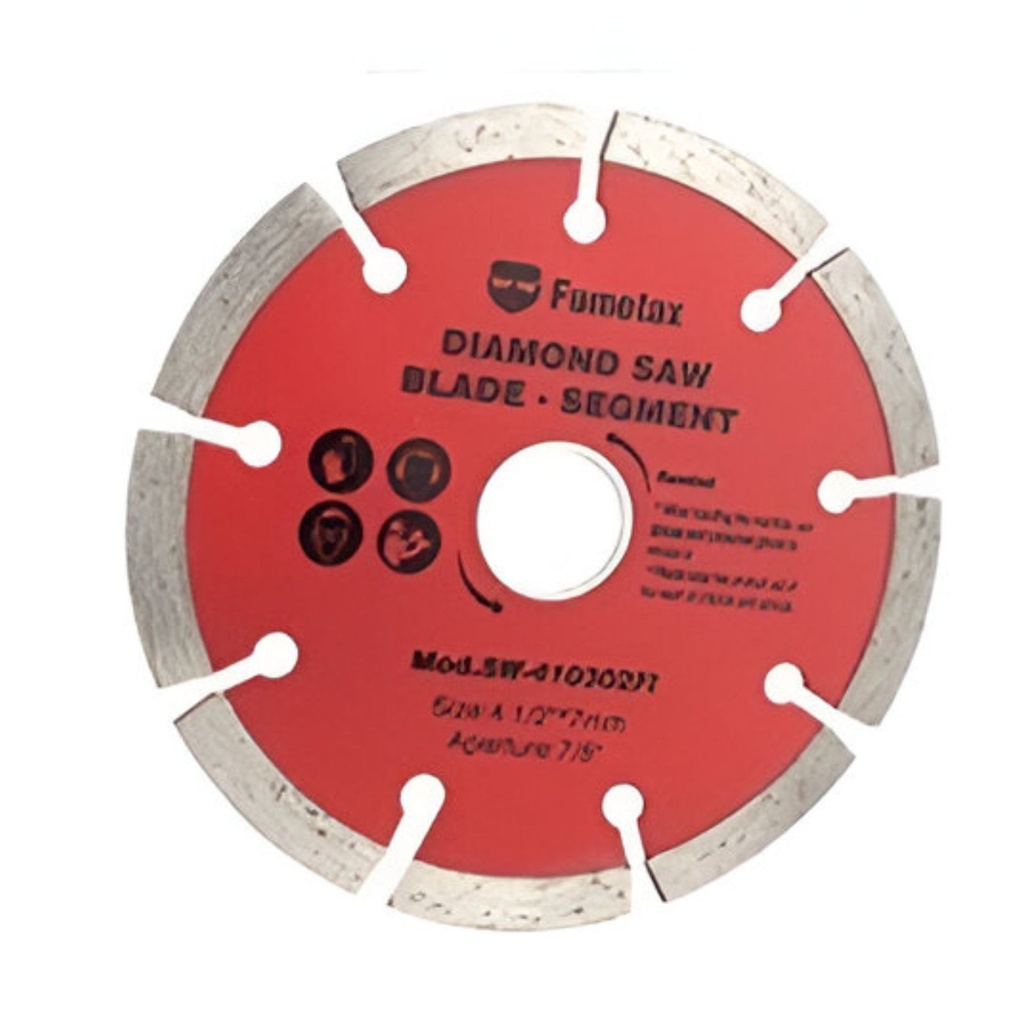 Disco De Diamante 4 1/2" Rin Segmentado, Con Reductor, Fumetax [F10302]