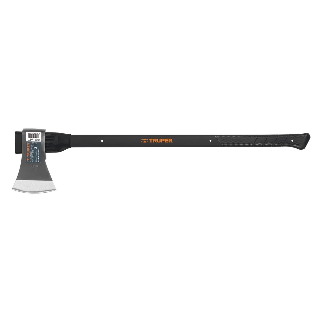 Hacha Labor Entera 3 lb, Mango De Fibra De 36", Truper [14978]