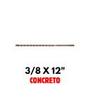 Broca Para Concreto 3/8 x 12", Truper [11227]
