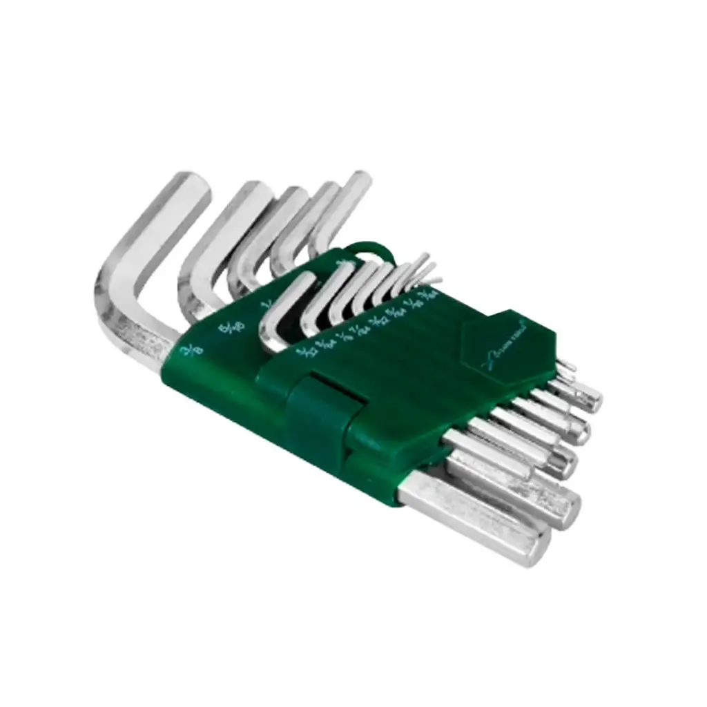 🆎🟢Juego 13 Llaves Allen Estandar, Punta Hexagonal Con Organizador, Pretul o Lion Tools [21856 & L2592]