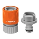 Conector Rápido 3/4" De ABS, De Manguera a Accesorio, Sistema Click, Truper [12722]