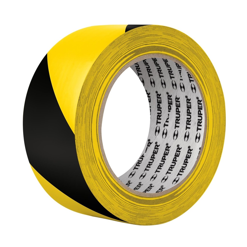 Cinta Delimitadora Rollo De 33 m, Amarilla / Negro, Truper [12597]