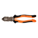 Pinza Para Electricista 9", Cabeza Cuadrada, Comfort Grip, Truper [12351]