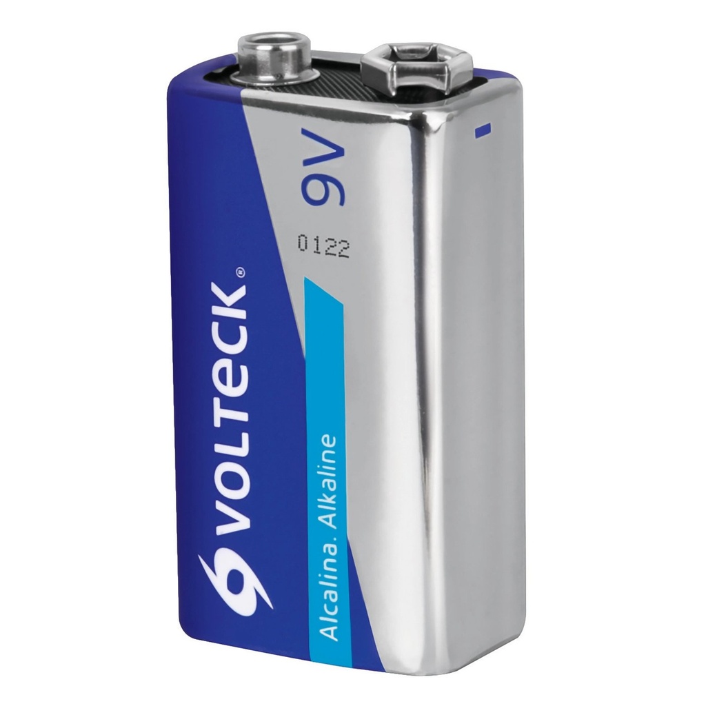 Pila Alcalina 9 V, Volteck [46319]