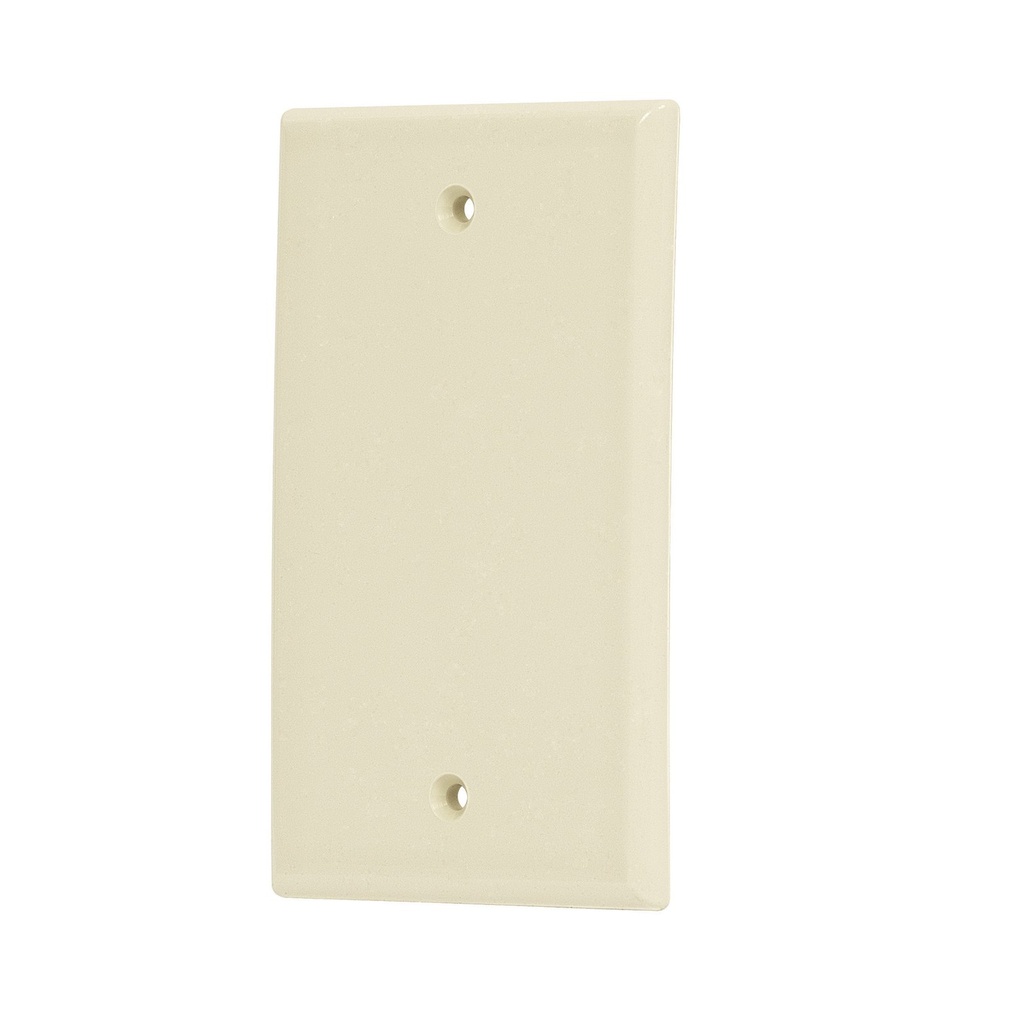 Placa Ciega De ABS, Marfil, Línea Standard, Volteck [46400]