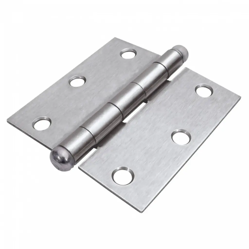 Bisagra Rectangular 2 x 1 1/2", Acero Pulido, Aksi [106420]