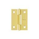 Bisagra Rectangular 2" x 1 1/2 Latonado, Hermex [43194]