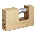 Candado Antipalanca 75 mm, Cuerpo De Latón, Llave De Puntos, Hermex [43354]
