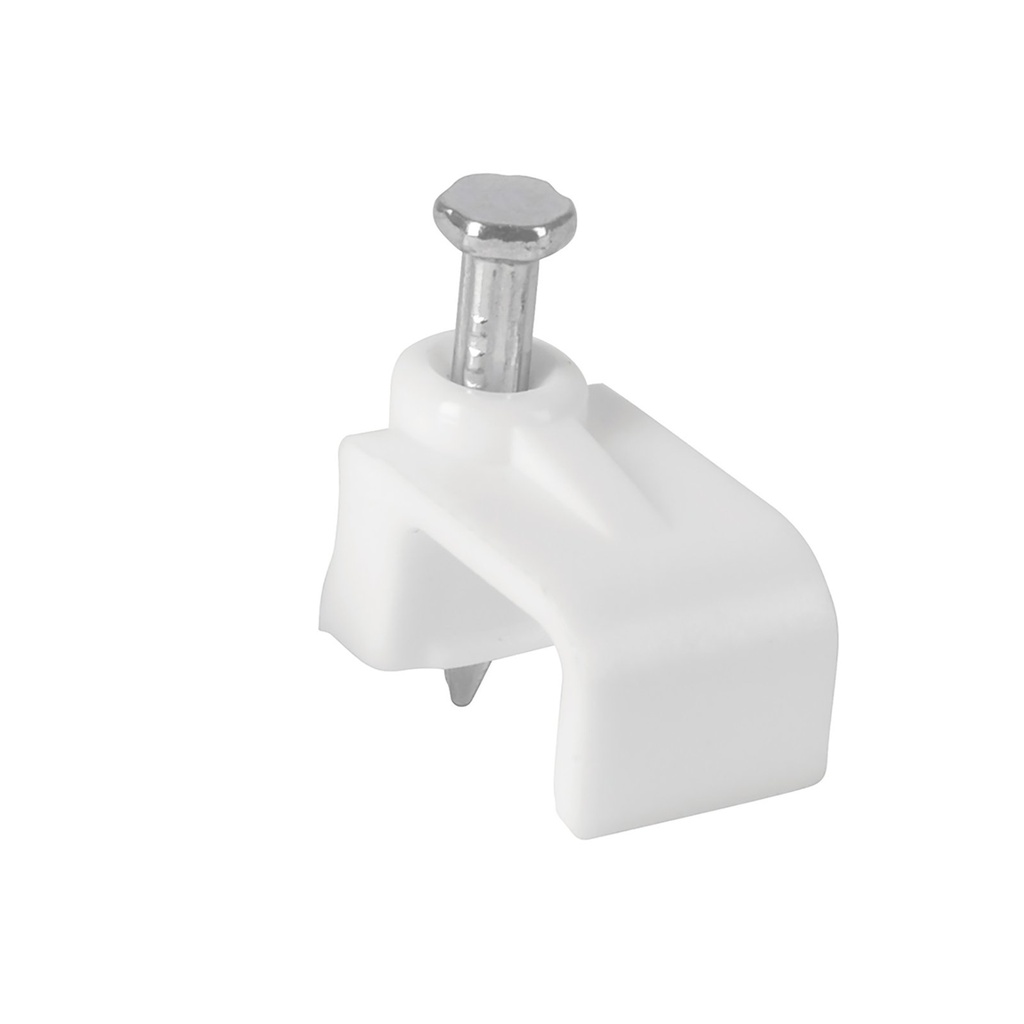 Grapas Planas 6 x 10 mm, Blancas, 20 Piezas, Lion Tools [L1413]