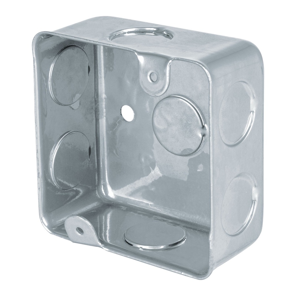 Caja De Registro 3" x 3", Galvanizada, Sin Tapa, Volteck [45008]