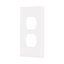 Placa Duplex De ABS, Standard, Blanco, Volteck [40241]