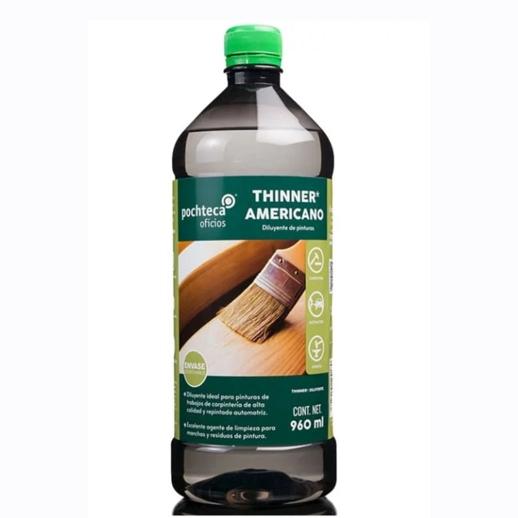 Thinner Americano 960ml, Pochteca [37905]