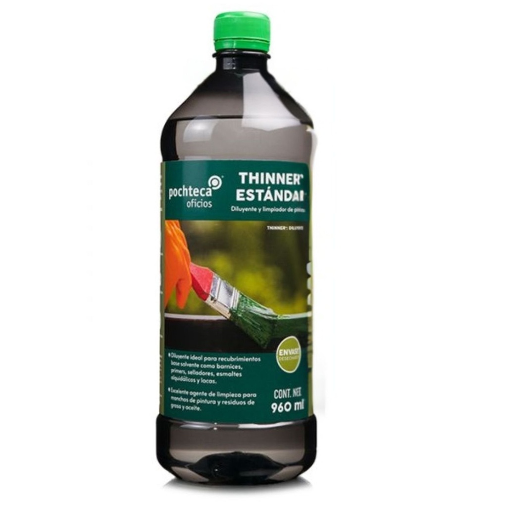 Thinner Estandar 960ml, Pochteca [37901]