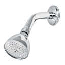 Regadera Cónica 2 1/2", Brazo y Chapetón De Acero, Foset Aqua [49448]