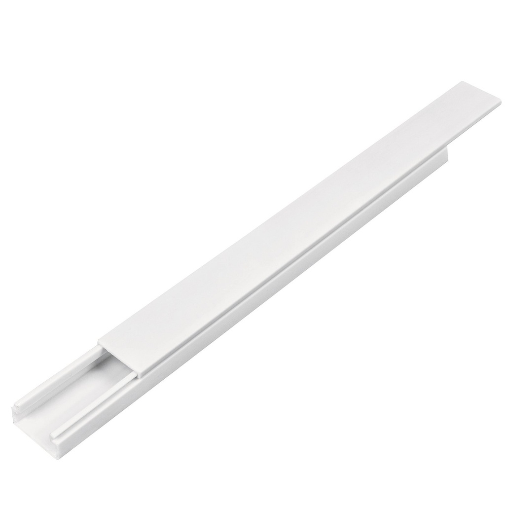 Canaleta de 1 Vía, 10 x 20 mm x 2 Metros, Lion Tools [L9516]