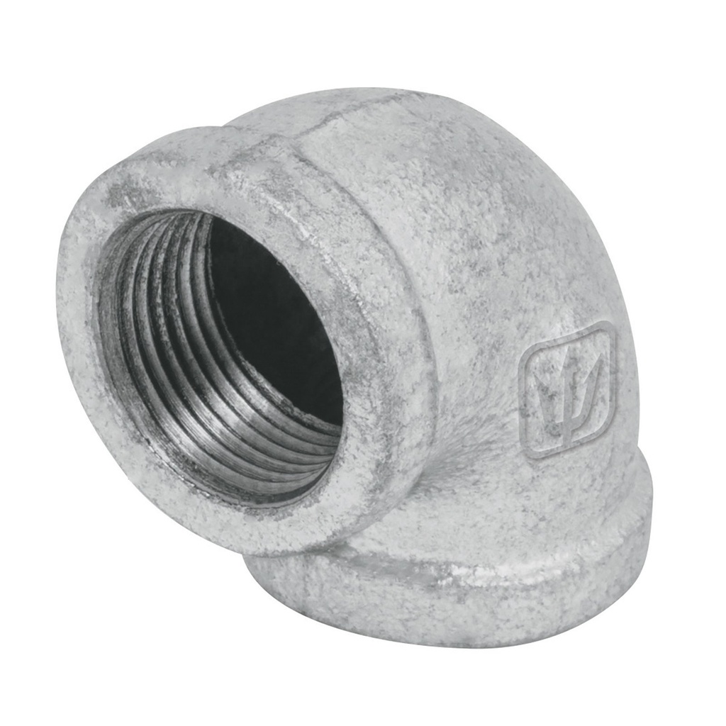Codo Galvanizado Roscable 3/4" x 90°, Foset [47558]