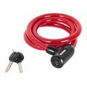 Candado De Cable Con Llave, 15 mm x 1.20 m, Hermex [43920]