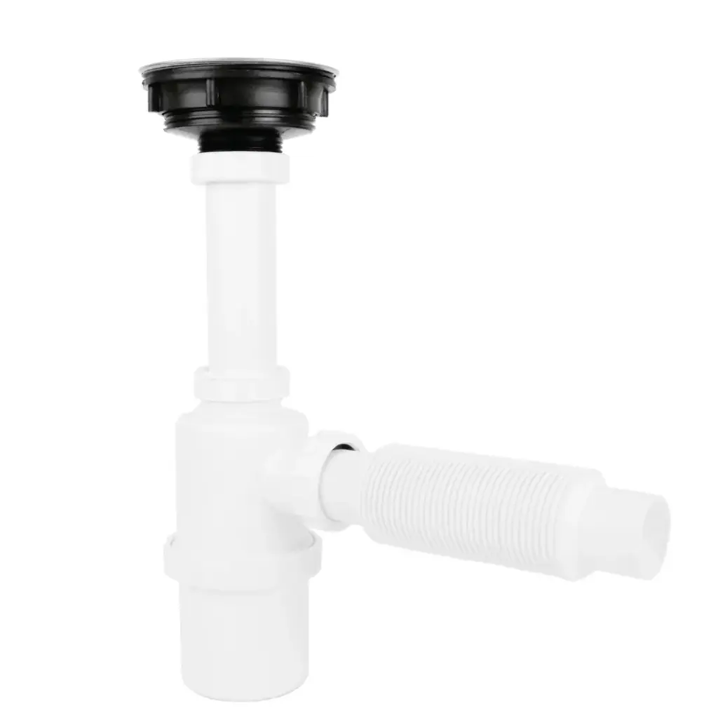 Cespol De Bote Para Fregadero, Con Contracanasta 3 1/2", Salida 1 1/2", PVC, Aksi [130001]
