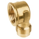 Codo Para Estufa a 90° De Latón, 1/2" x 1/2", Foset [47405]