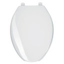 Asiento Alargado Para WC, Frente Abierto, Blanco, Foset Aqua [49905]