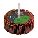 Broca Lija/Rueda Flap De 3", Grano 80, Truper [13042]