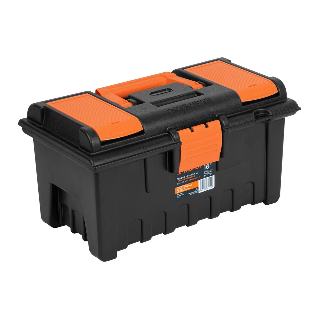 Caja Para Herramienta De 16" Con Compartimentos, Truper [11141]