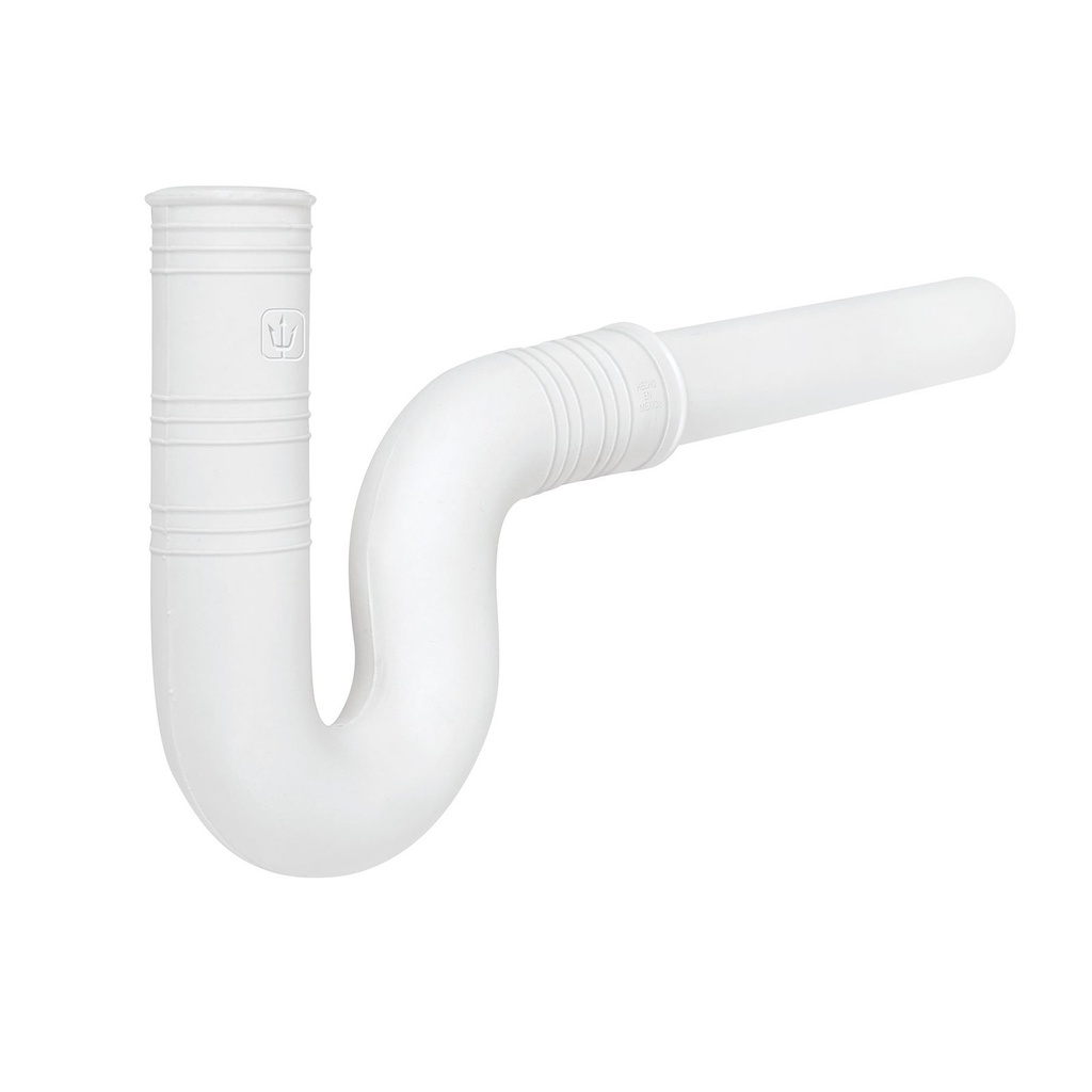 Cespol Flexible Para Lavabo, Con Extension, Sin Contra, 1 1/4" De PVC, Foset [49947]