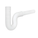 Cespol Flexible Para Lavabo, Con Extension, Sin Contra, 1 1/4" De PVC, Foset [49947]