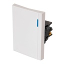 Interruptor Sencillo, 3 Módulos, Blanco, Línea Española, Volteck [47047]