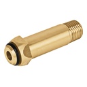 Punta Pol 1/4" x 5 cm, Rosca Con O-Ring, Con Empaque, Foset [47311]