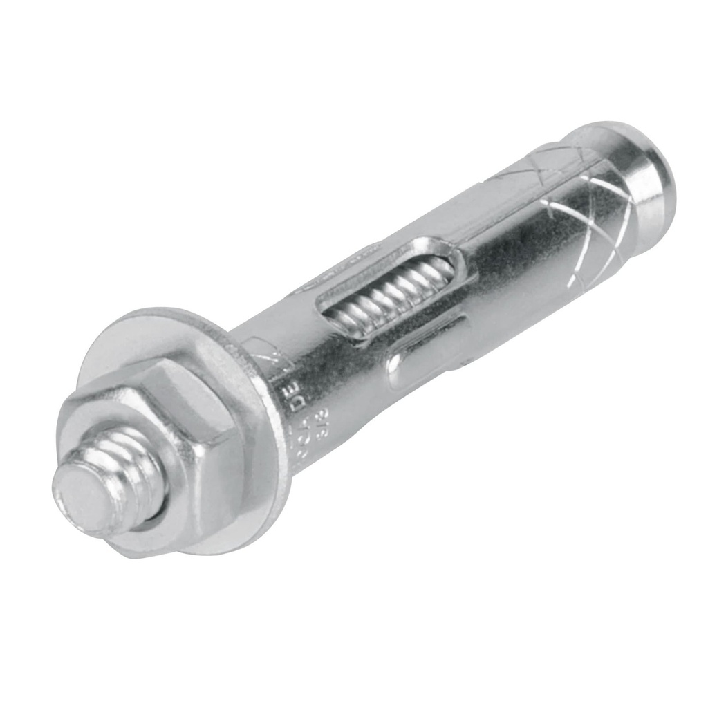 Taquete Expansivo 1/4" Con Tornillo, Broca 3/8", Por Pieza, Fiero [47223]
