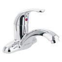 Monomando Plástico Para Lavabo, Nariz Curva, Foset Basic [48191]
