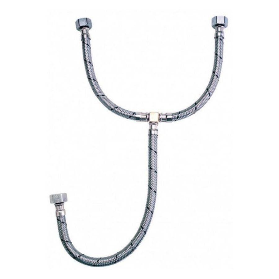 Manguera Tipo "Y" De 1/2 x 1/2 x 1/2", Aluminio, Fleximatic [4138]