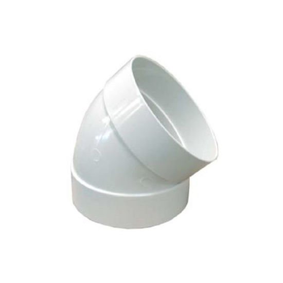 Codo 4" (110 mm) x 45° De PVC Sanitario [CS11045]