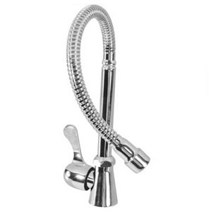 Monomando Llave Individual, Fregadero Y Lavabo, Cuello Flexible, Acero Inox, Fonthy [LL3231]