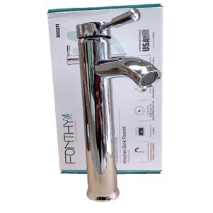 Monomando Para Lavabo Ovalin, 17 Cm, Cuerpo Metálico, Incluye Mangueras, Cromo, Sofo [MOL8631C]