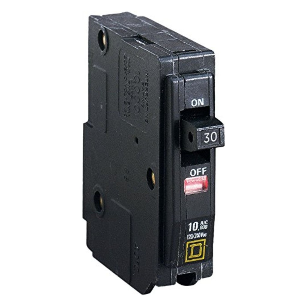Interruptor Termomagnético 30 A, 1 Polo, Square D [QO130]