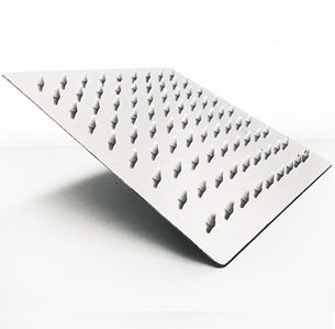 Regadera Cuadrada 8", Acero Inox, Sin Brazo, Fonthy [R1831]