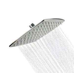 Regadera Cuadrada 8", Acero Inox, Pesada, Sin Brazo, Fonthy [R1841]