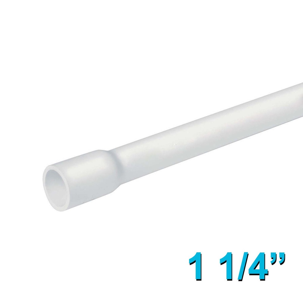 Tubo 1 1/4" De PVC Hidráulico, Por Metro [TU114PVCHPM]