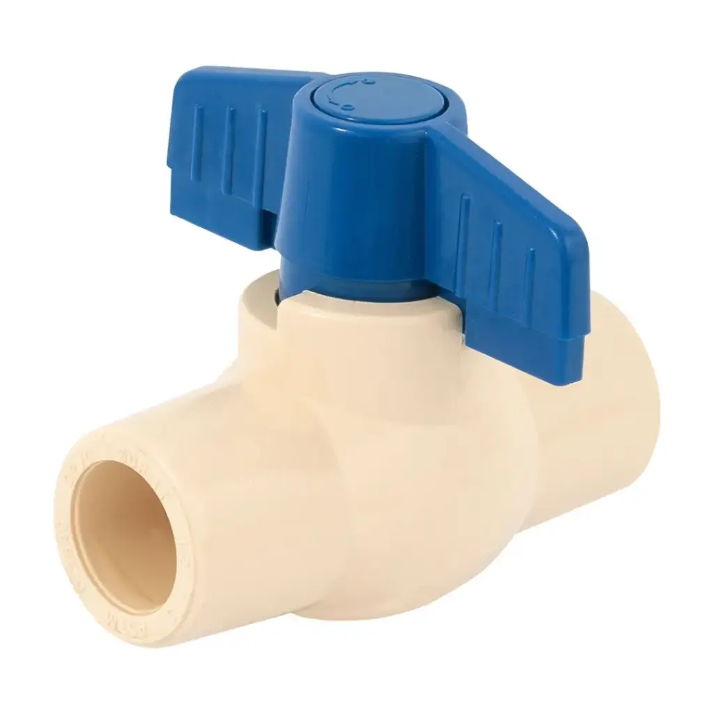 Válvula De Esfera 3/4" (19 mm) De CPVC, Para Cementar [VAES34CPVC]