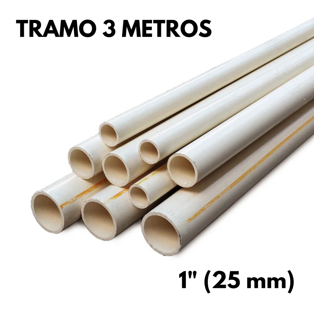 Tubo 1" (25 mm) CPVC, Por Tramo 3 Metros [TUCPVCTR25]