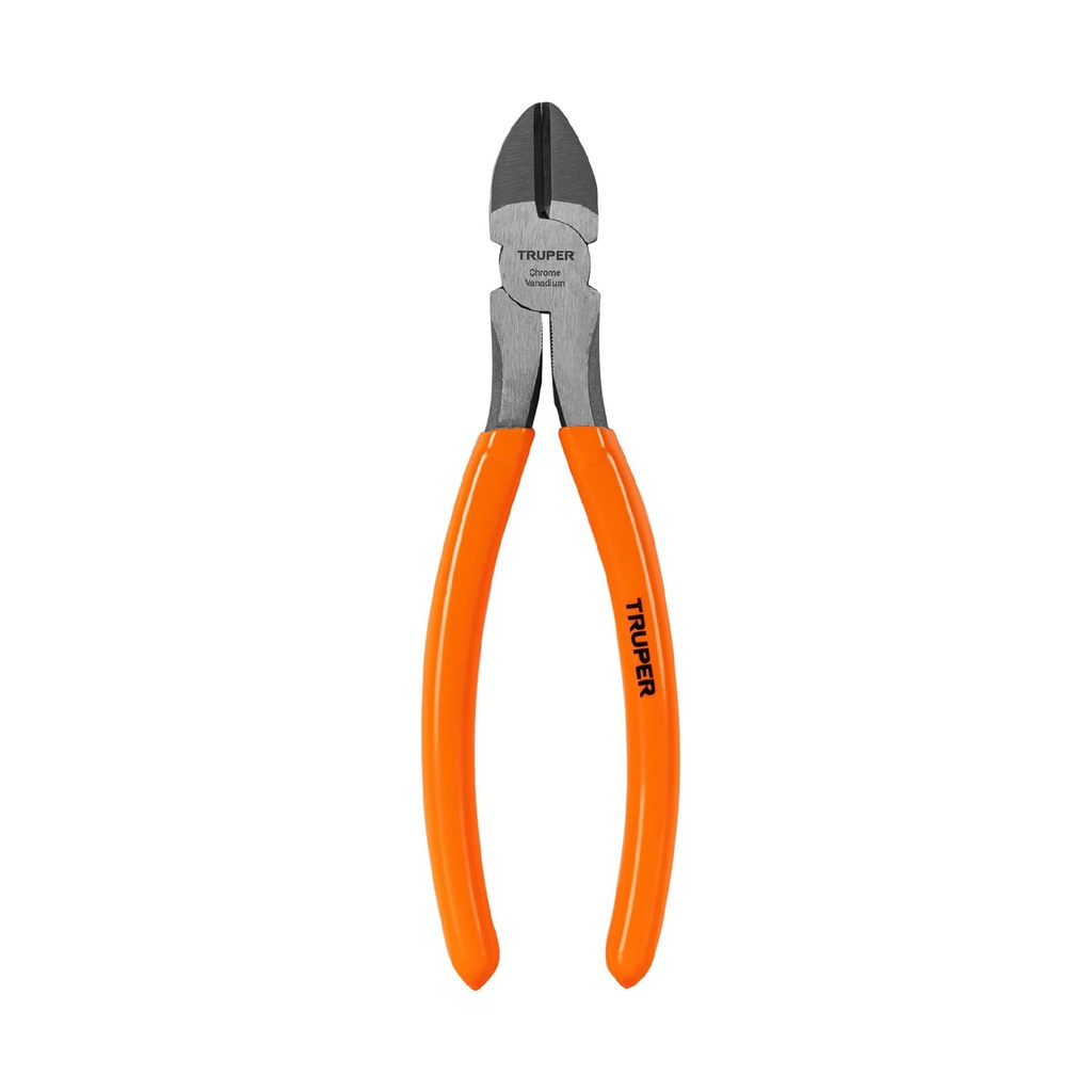 Pinza de corte diagonal 7" mango de PVC, Truper [17313]