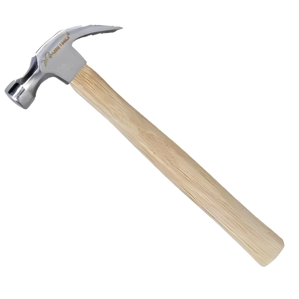 🔴Martillo 16 oz, Mango De Madera, Uña Curva, Lion Tools [L0073]