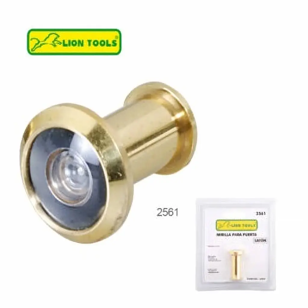 Mirilla De Seguridad, Acabado Latón, Lion Tools [L2561]