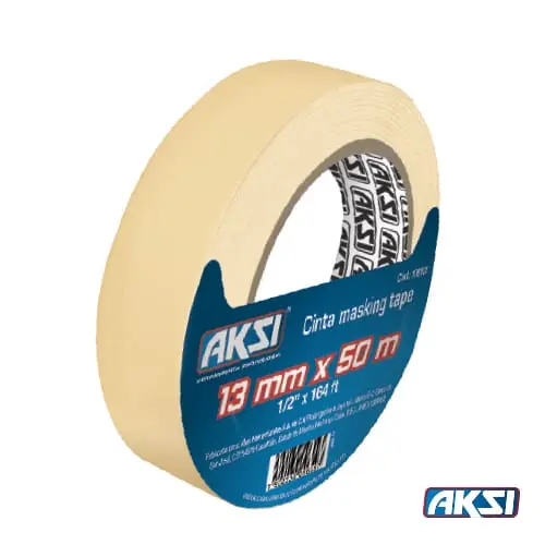 🆎Cinta Masking Tape 3/4" x 50 m, Aksi o Fandeli [109102 & 799592721614]
