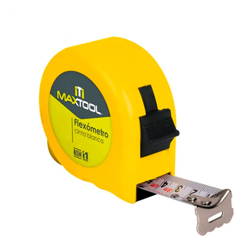 Flexómetro De 5 m, Amarillo, Maxtool [301614]