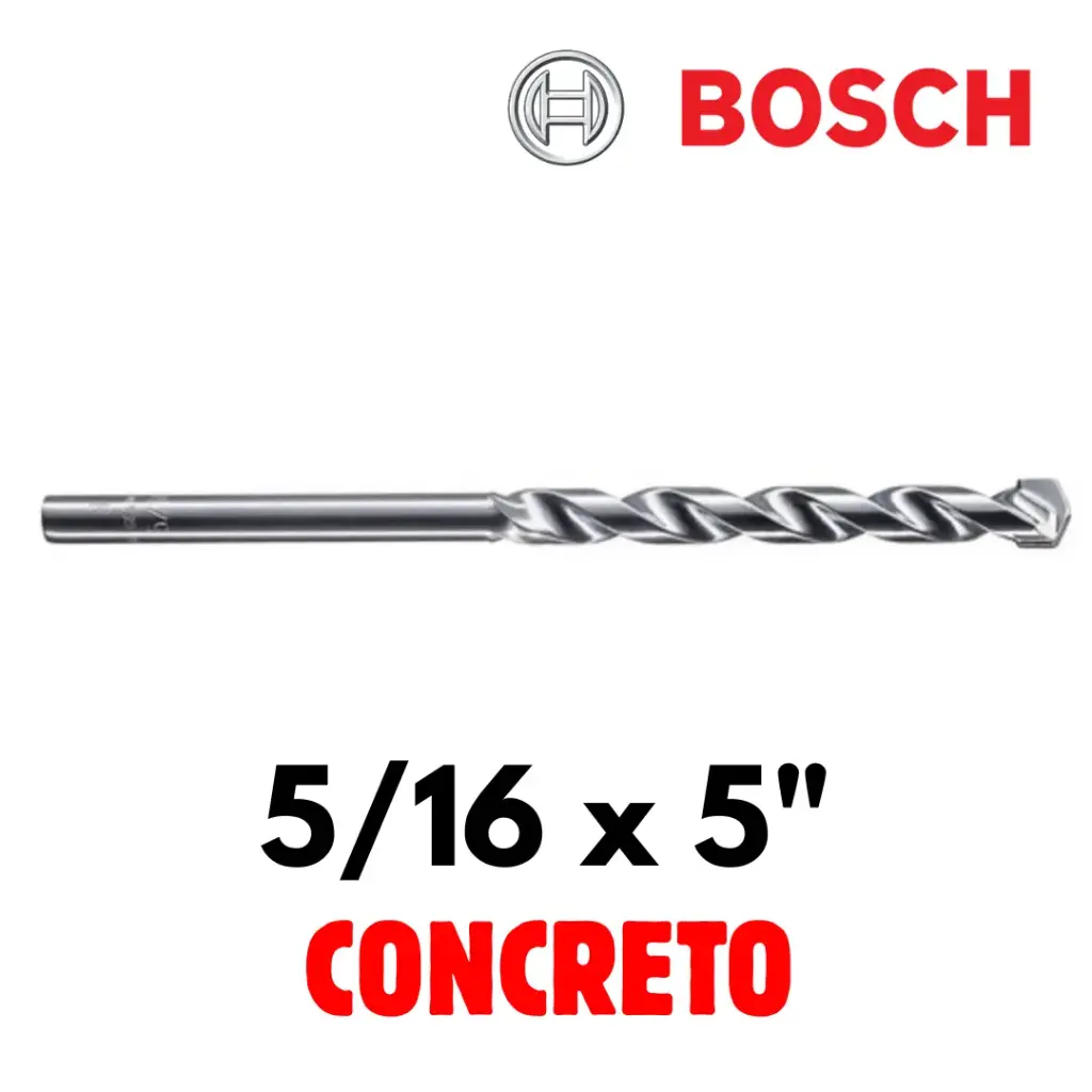 Broca Para Concreto 5/16 x 5", Por Pieza, CYL-1, Bosch [2608590212]