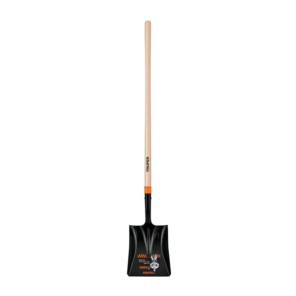 Pala Cuadrada T-2000, Mango Largo 45", Truper [17176]
